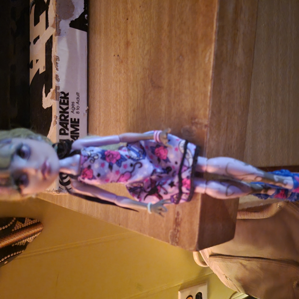 Monster High Doll with Blue and Pink Outfit - Picture 3 of 3